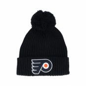 Fanatics - NHL Svart pom Beanie - Philadelphia Flyers Value Core Beanie Black Pom @ Hatstore