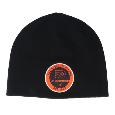 Fanatics - NHL Svart traditionalbeanie Beanie - Philadelphia Flyers Authentic Pro Training Beanie @ Hatstore
