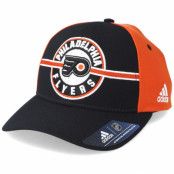 Keps Philadelphia Flyers Strucured Black/Orange Adjustable - Adidas