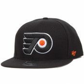 47 Brand - NHL Svart snapback Keps - Philadelphia flyers Sure Shot Black Snapback @ Hatstore