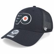 47 Brand - NHL Svart trucker Keps - Philadelphia Flyers NHL Branson Mvp Black Trucker @ Hatstore