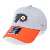 Fanatics - NHL Grå unconstructed Keps - Philadelphia Flyers Grey Marl Unstructured Sports Grey/Orange Dad Cap @ Hatstore