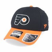 Fanatics - NHL Svart flexfit Keps - Philadelphia Flyers Draft Structured Stretch Black/Orange Flexfit @ Hatstore