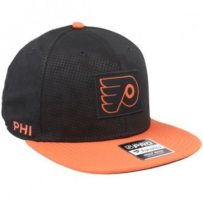 Fanatics - NHL Svart snapback Keps - Philadelphia Flyers Authentic Pro Game&Train Black/Dark Orange Snapback @ Hatstore