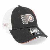 Fanatics - NHL Svart trucker Keps - Philadelphia Flyers Authentic Pro Draft Podium Black/White Trucker @ Hatstore