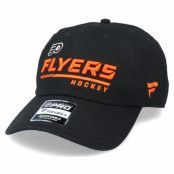 Fanatics - NHL Svart unconstructed Keps - Philadelphia Flyers Authentic Pro Locker Room Dad Cap Black Adjustable @ Hatstore