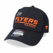 Fanatics - NHL Svart unconstructed Keps - Philadelphia Flyers Locker Room Black Dad Cap @ Hatstore