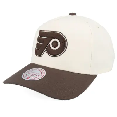 Mitchell&Ness - NHL Beige adjustable Keps - Philadelphia Flyers Fashion 2t Pro Cream/Black A-Frame Adjustable @ Hatstore