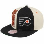 Mitchell&Ness - NHL Beige snapback Keps - Philadelphia Flyers Pop Panel Off White/Black Snapback @ Hatstore