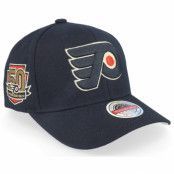 Mitchell&Ness - NHL Svart adjustable Keps - Hatstore Exclusive x Philadelphia Flyers 50th Anniversary Patch Black Adjustable @ Hatstore