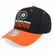 Mitchell&Ness - NHL Svart adjustable Keps - Philadelphia Flyers All In 2.0 Pro Black/Orange Adjustable @ Hatstore