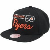 Mitchell&Ness - NHL Svart snapback Keps - Philadelphia Flyers Retro Lock Up Black Snapback @ Hatstore