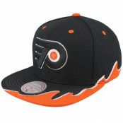 Mitchell&Ness - NHL Svart snapback Keps - Philadelphia Flyers Rising Tide Cap Vintage Black Snapback @ Hatstore