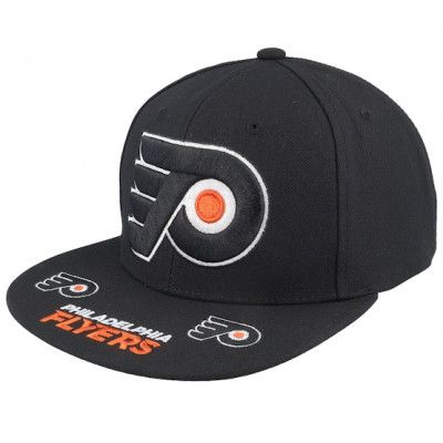 Mitchell&Ness - NHL Svart snapback Keps - Philadelphia Flyers Vintage Hat Trick Black Snapback @ Hatstore