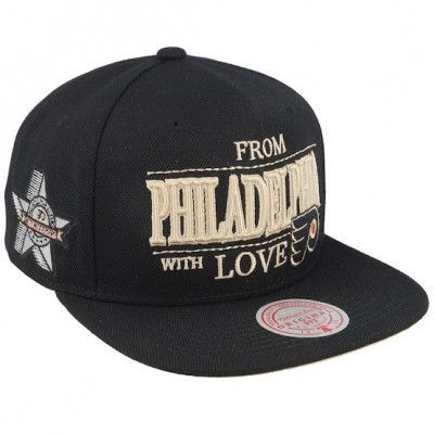 Mitchell&Ness - NHL Svart snapback Keps - Philadelphia Flyers With Love Black Snapback @ Hatstore