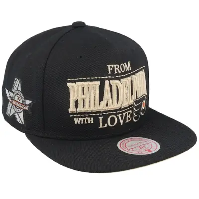 Mitchell&Ness - NHL Svart snapback Keps - Philadelphia Flyers With Love Black Snapback @ Hatstore