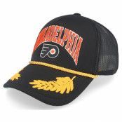 Mitchell&Ness - NHL Svart trucker Keps - Philadelphia Flyers Gold Leaf Hwc Black Trucker @ Hatstore