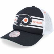 Mitchell&Ness - NHL Svart trucker Keps - Philadelphia Flyers Sideline Vintage Black/White A-frame Trucker @ Hatstore