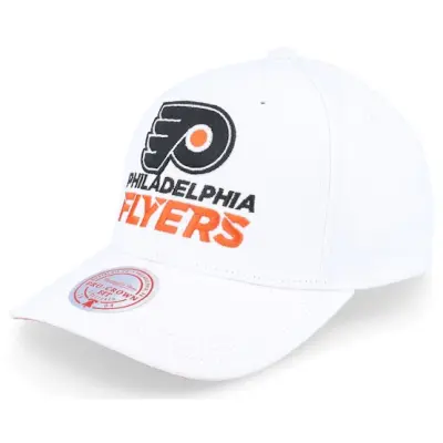 Mitchell&Ness - NHL Vit adjustable Keps - Philadelphia Flyers All In Pro White Adjustable @ Hatstore