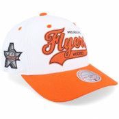 Mitchell&Ness - NHL Vit adjustable Keps - Philadelphia Flyers Tail Sweep Vintage White/Orange Adjustable @ Hatstore