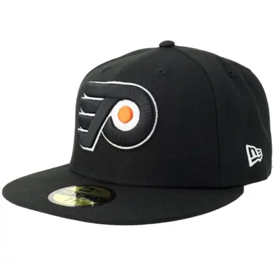 New Era - NHL Svart fitted Keps - Philadelphia Flyers 59FIFTY Black Fitted @ Hatstore