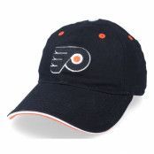 Outerstuff - NHL Svart adjustable Keps - Kids Philadelphia Flyers Fashion Logo Slouch Black Dad Cap @ Hatstore