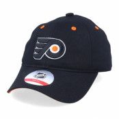 Outerstuff - NHL Svart unconstructed Keps - Kids Philadelphia Flyers Team Slouch Black Dad Cap @ Hatstore