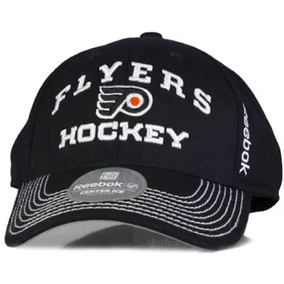 Reebok - NHL Svart flexfit Keps - Philadelphia Flyers Locker Room @ Hatstore