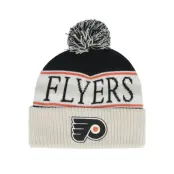 Mitchell&Ness - NHL Svart pom Beanie - Philadelphia Flyers Classic Knit Grey/Black Pom @ Hatstore
