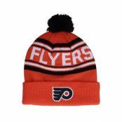 Outerstuff - NHL Orange pom Beanie - Kids Philadelphia Flyers Jacquared Knit Varsity Orange Pom @ Hatstore