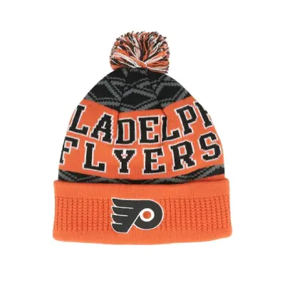 Outerstuff - NHL Orange pom Beanie - Kids Philadelphia Flyers  NHL Beanie Orange/Black/Grey Pom @ Hatstore