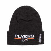 Reebok - NHL Svart cuff Beanie - Philadelphia Flyers Locker Room 2 Knit @ Hatstore