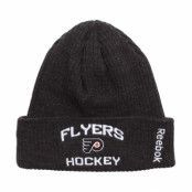 Reebok - NHL Svart cuff Beanie - Philadelphia Flyers Locker Room Knit @ Hatstore