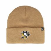 47 Brand - NHL Beige cuff Beanie - Pittsburgh Penguins NHL Haymaker Camel Cuff @ Hatstore