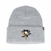 47 Brand - NHL Grå cuff Beanie - Pittsburgh Penguins Brain Freeze Knit Grey Cuff @ Hatstore