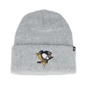47 Brand - NHL Grå cuff Beanie - Pittsburgh Penguins Brain Freeze Knit Grey Cuff @ Hatstore