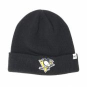 47 Brand - NHL Svart cuff Beanie - Pittsburgh Penguins Raised Knit Black Cuff @ Hatstore