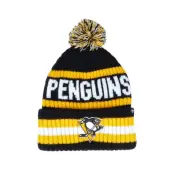 47 Brand - NHL Svart pom Beanie - Pittsburgh Penguins Bering Black/Yellow Pom @ Hatstore