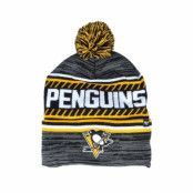 47 Brand - NHL Svart pom Beanie - Pittsburgh Penguins Ice Cap Black/Yellow Pom @ Hatstore