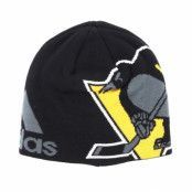 Adidas - NHL Svart traditionalbeanie Beanie - Pittsburgh Penguins Jacqurad Black Beanie @ Hatstore