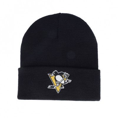 American Needle - NHL Svart cuff Beanie - Pittsburgh Penguins Knit Black Cuff @ Hatstore