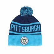 Fanatics - NHL Blå pom Beanie - Pittsburgh Penguins Beanie Navy/Blue Pom @ Hatstore