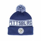 Fanatics - NHL Blå pom Beanie - Pittsburgh Penguins Sport Resort Athletic Navy Pom @ Hatstore