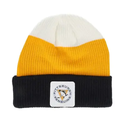 Fanatics - NHL Gul cuff Beanie - Pittsburgh Penguins Showboat Black/Gold/Natural Cuff @ Hatstore