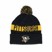 Fanatics - NHL Svart pom Beanie - Pittsburgh Penguins Beanie Black/Gold Pom @ Hatstore