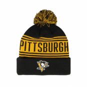 Fanatics - NHL Svart pom Beanie - Pittsburgh Penguins Cuff Black/Yellow Gold Pom @ Hatstore