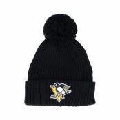 Fanatics - NHL Svart pom Beanie - Pittsburgh Penguins Value Core Beanie Black Pom @ Hatstore