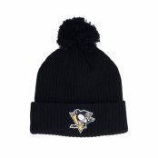 Fanatics - NHL Svart pom Beanie - Pittsburgh Penguins Value Core Black Pom @ Hatstore