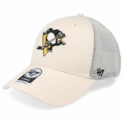 47 Brand - Beige trucker Keps - Pittsburgh Penguins NHL Branson MVP Natural Trucker @ Hatstore