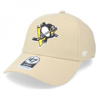 47 Brand - NHL Beige adjustable Keps - Pittsburgh Penguins Mvp Khaki Adjustable @ Hatstore